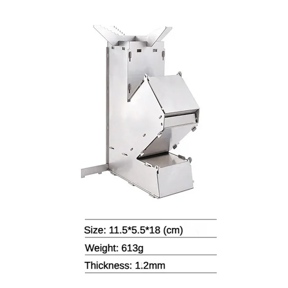 Stainless Steel Rocket Stove Stainless Steel Rocket Stove